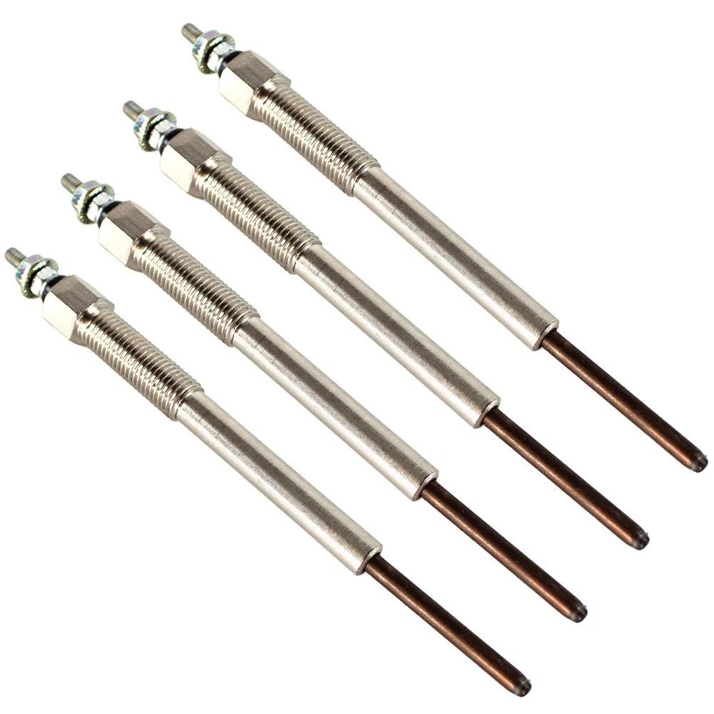 4pcs 24v 4HK1 4HL1 4HJ1 Glow Plug 8-97600-096-0 8-94390777-6 for Chevrolet Isuzu NPR NQR NRR GMC 5.2L Diesel Excavator Parts