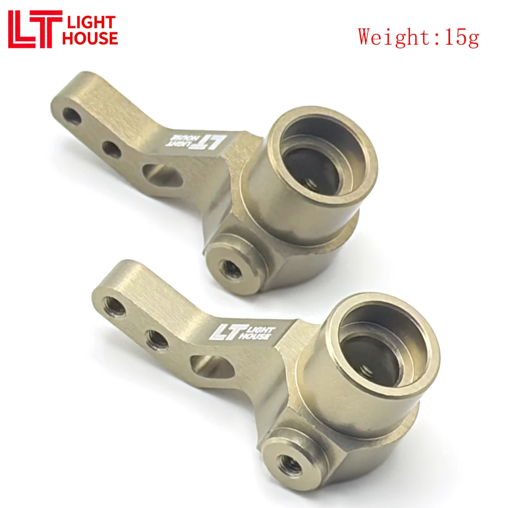 CASA LUZ 7075 Articulações de direção dianteira de oxidação dura de alumínio para Cen Racing 1/8 RC Car Upgrades Parts 2 unidades / conjunto