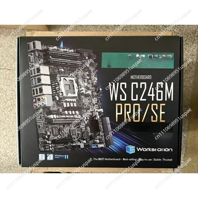 For Asus/ASUS WS C246M PRO/SE E-2100/E-2200 M.2 Dual Gigabit 8SATA main board