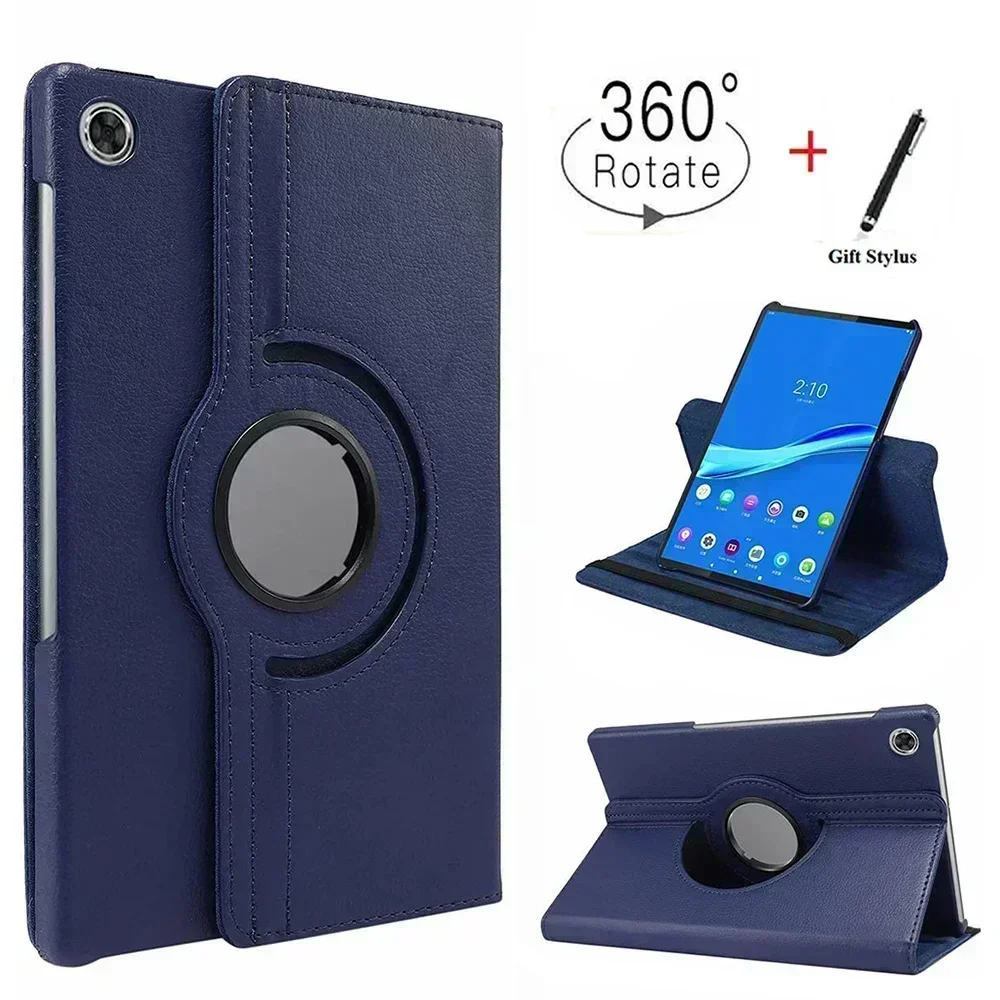 Funda case for Lenovo Tab M10 HD(2nd Gen)TB-X306 M10 Plus TB-X606 Tab K10 TB-X6C6 360 Rotating Stand case for M10 TB-X605 X605