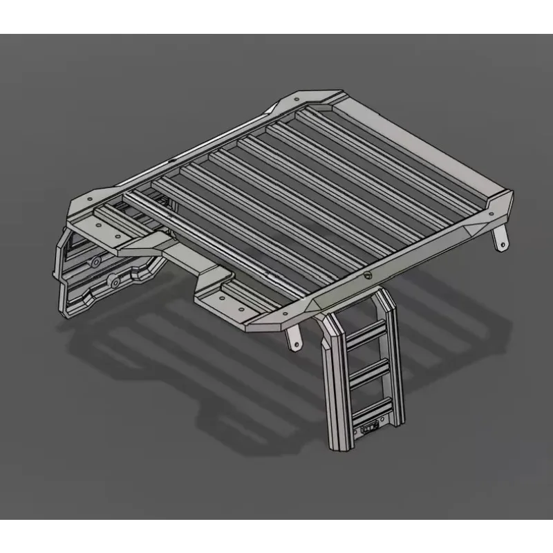 Upgrade Accessories CNC Alu Roof Rack For 212 YK4084 1/8 RC Crawler Top Factory Hole Mount Side Drill Required for Installation