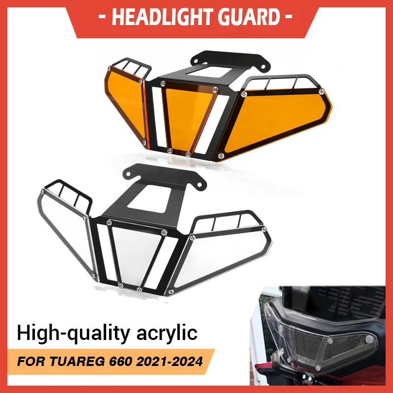 

FOR Aprilia Tuareg 660 2021-2022-2023 Motorcycle Accessories Headlight Guard Grille Protector light Lamp Tuareg660 2024