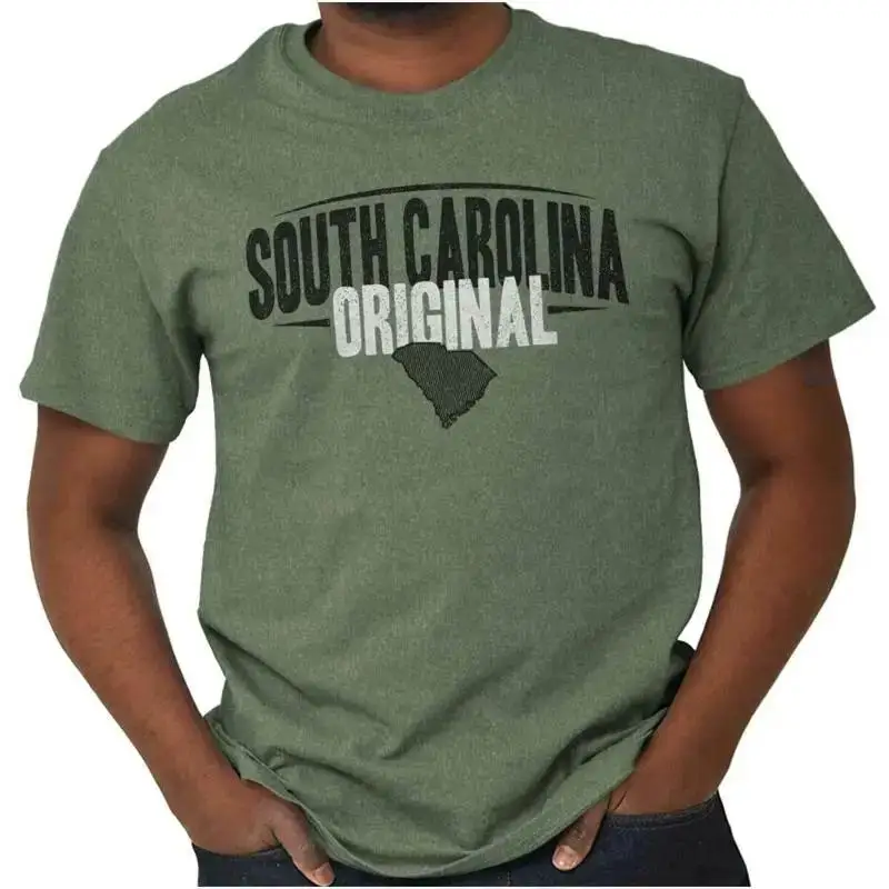 South Carolina Original Souvenir Tourist SC Adult Short Sleeve Crewneck Tee