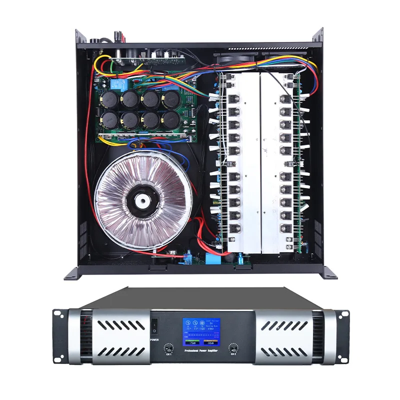 Professional pure post-stage power amplifier special high-power board HI-FI audio home dance KTV performance amplifier