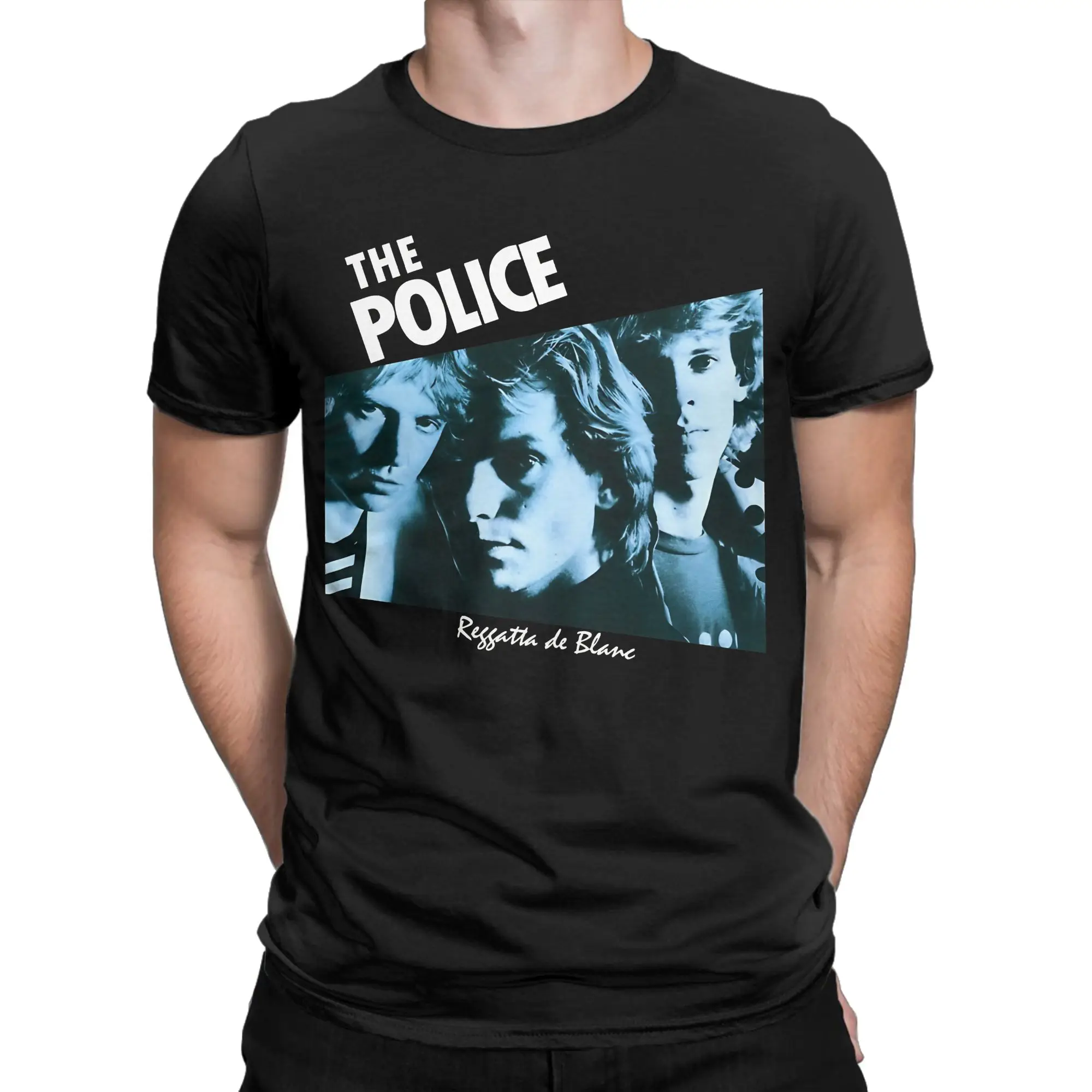 Men Women Graphic Printed The Police rock band T Shirt Tee 100% Cotton  T-shirts Clothing