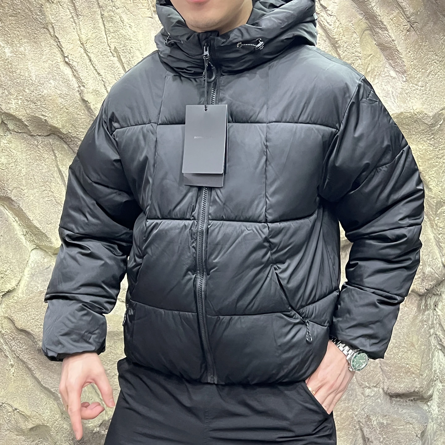 تصميم عصري عالي الفك للخريف والشتاء مبطن من القطن Jaet ملابس خارجية دافئة بقلنسوة للشباب مناسبة لفترة طويلة...