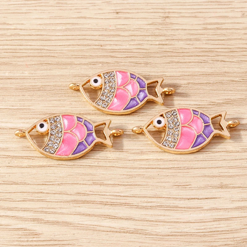 Tusember 10 Stück Exquisite Ozean-Strand-Kristall-Muschel-Meerjungfrauen-Anhänger für DIY-Schmuckherstellung, Armband, Halskette, Ohrringe – Detail 12