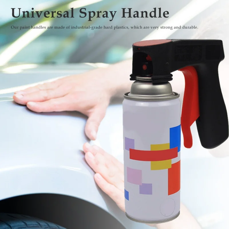 1PCS Polishing Paint Spray Gun Adaptor Instant Aerosol Trigger Handle Plastic Universal Reusable Cars Maintenance Care Tool