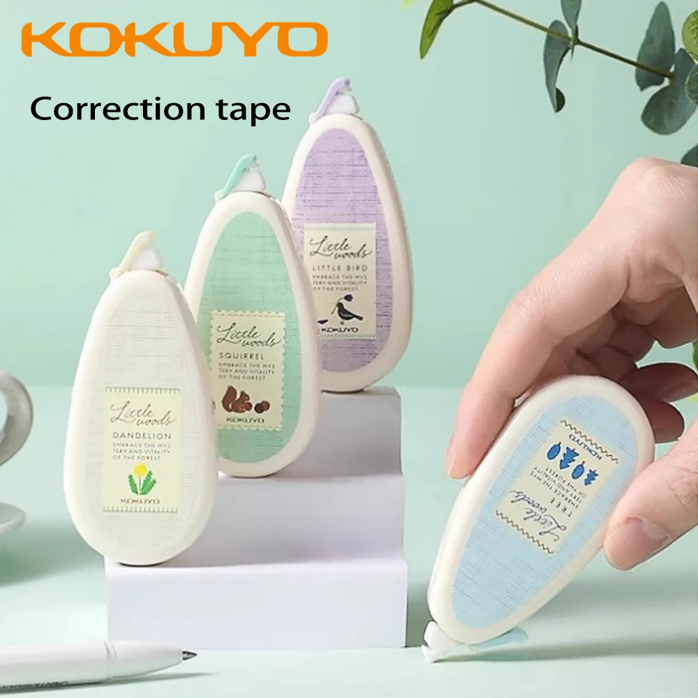 

1 шт. + 3 опоры, новая японская корректирующая лента KOKUYO Kono Dream Limited, оригинальная бумага, цвет 8 м, школьные принадлежности, каваи, канцелярские принадлежности