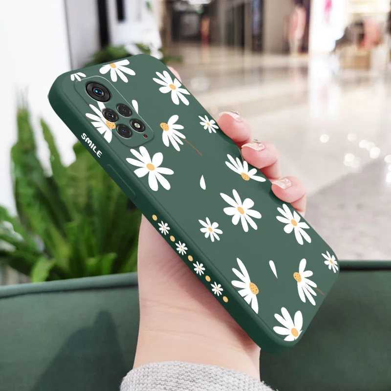 Plain Daisies Phone Case For Xiaomi Redmi Note 13 12 12S 11 11S 11T 10 10A 10T 10S 9T 9 8 7 Pro Plus 10C 9A 9C 9T 4G 5G Cover