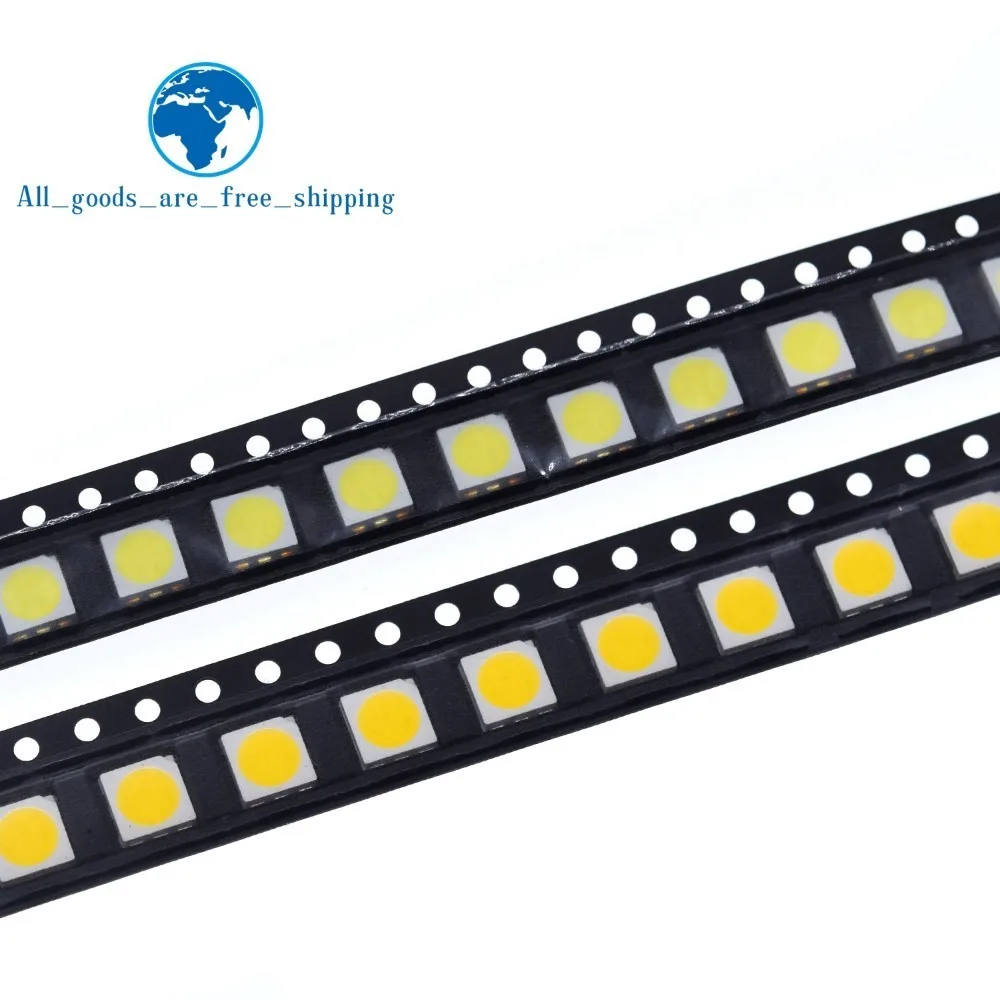 

100/300pcs 5050 Led White Leds High-brightness Diodo Azul Luz 6500k Smd Light-emitting Diodes Smd 5050 White Light Diodo 18lm