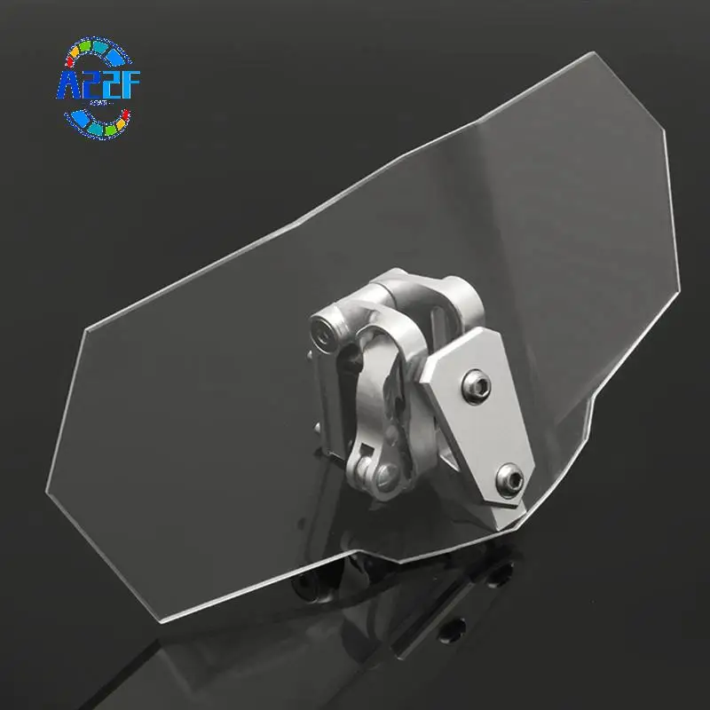 

A22F-Universal Motorbike Wind Deflector Accessory Part Clip On Windshield Extensions 20CM For Yamaha Nmax155 Honda PCX150 X-ADV