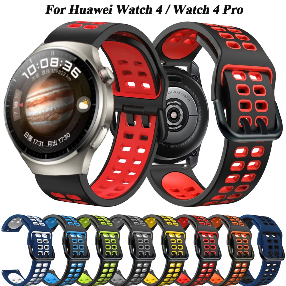 Replacement Silicone Strap for Huawei Watch, Wristband, Band, Bandas, Acessórios, 22mm, GT 2, 3, GT2, GT3, Pro, 46mm