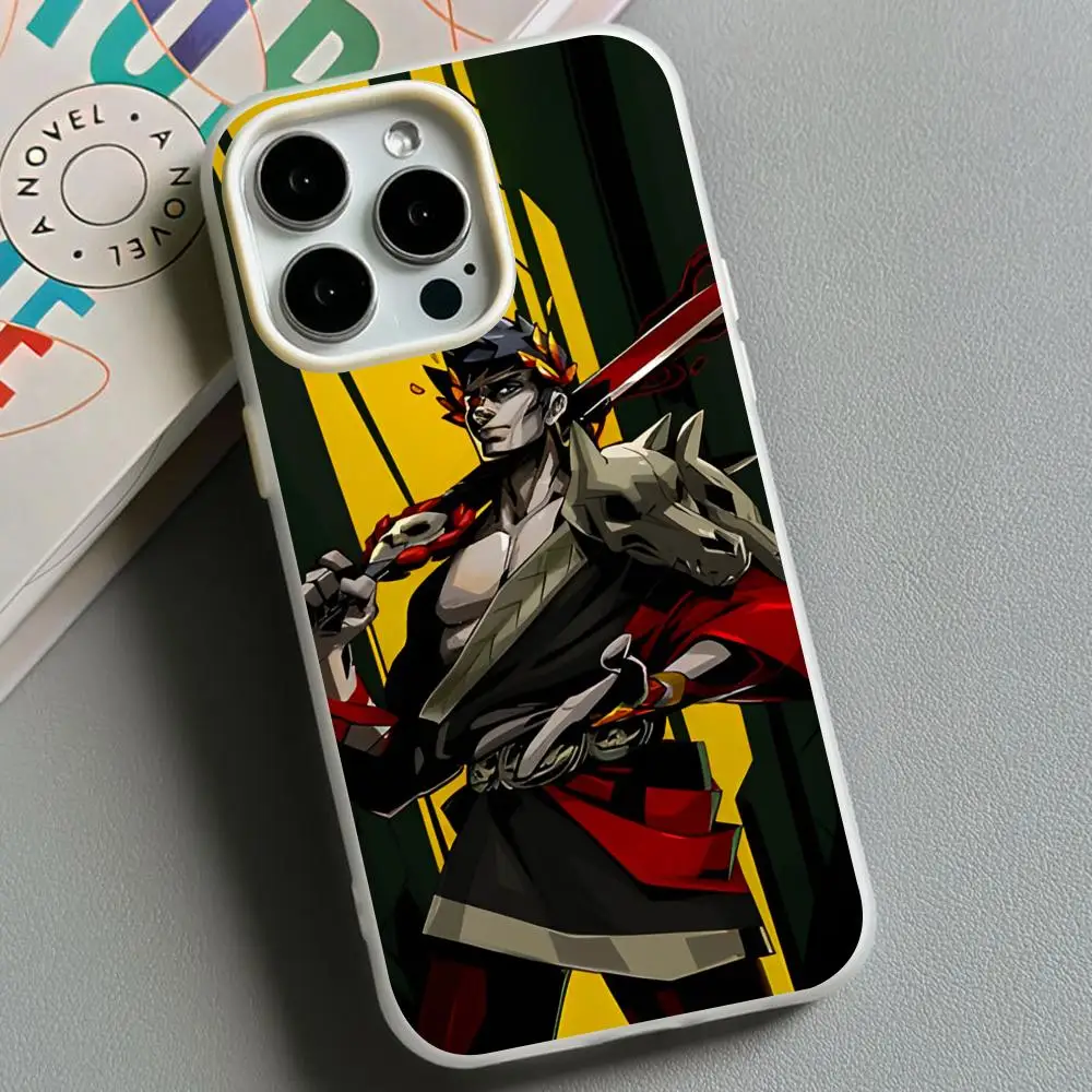 

Fashion Game Hades Phone Case for iPhone 17 16 15 14 13 12 11 Air Pro Max Plus Jelly Double layer White Cover