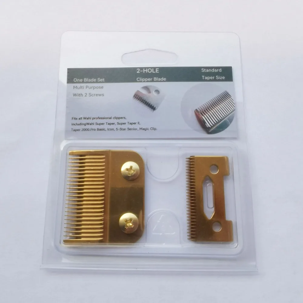 808 Blade Gold Silver Black Replacement For Wahl Magic Clip Cordless Electric Hair Clipper Head