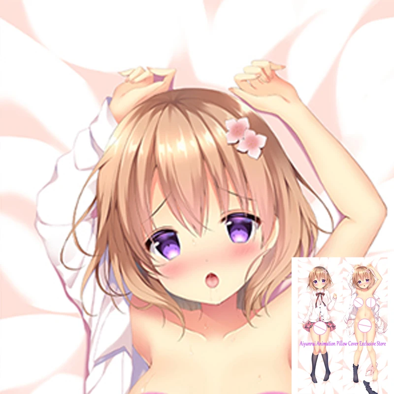 

Anime Pillow Cover Dakimakura Hoto Kokoa 2 Side Printed Hugging Body Pillowcase Cushion Cover Bedding Young Girl Tits