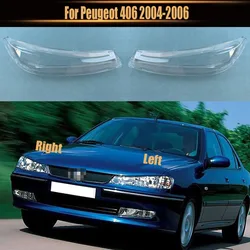 For Peugeot 406 2004-2006 Car Front Headlight Cover Headlamp Lampshade Lampcover Head Lamp light Covers glass Lens Shell Caps