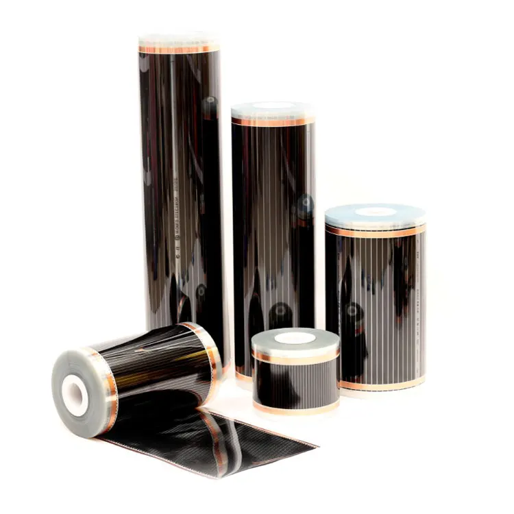 Factory OEM House Room Ground Heating Film Underfloor Far Infrared Heating Film Graphene Floor Heating System Graphene Electric