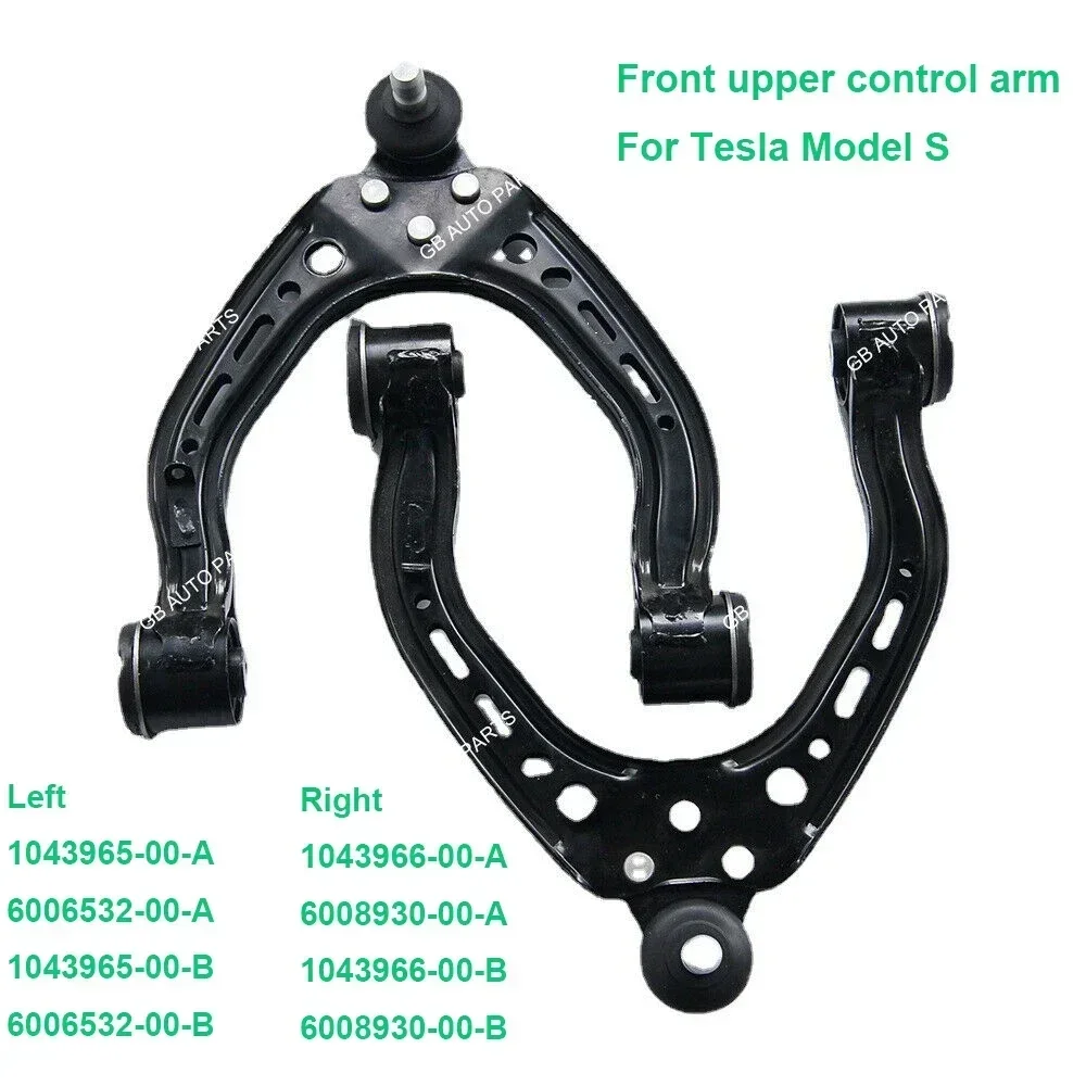 1043965-00-A 1027351-00-C 1041570-00-B 8pcs Front Suspension Upper Lower Control Arm Kits for Tesla Model S RWD 2WD 2012-2016