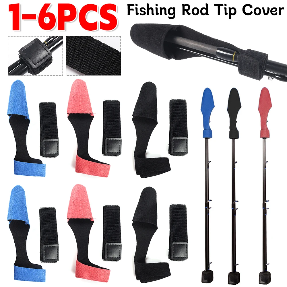 أشرطة غطاء رأس صنارة الصيد ، قفل قضيب ، كم ضمادة ، جراب واقي عمود الحافة ، معالجة صيد سمك الشبوط #1