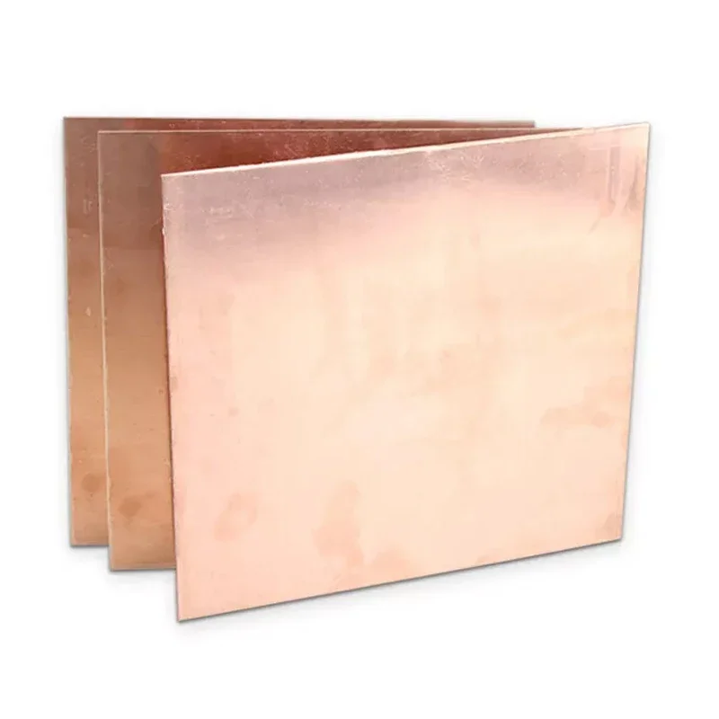 Beryllium Copper Sheet Plate Thick 0.8mm-5mm Length 100mm 200mm C17200 Beryllium Bronze Plate For DIY Material CNC Machining