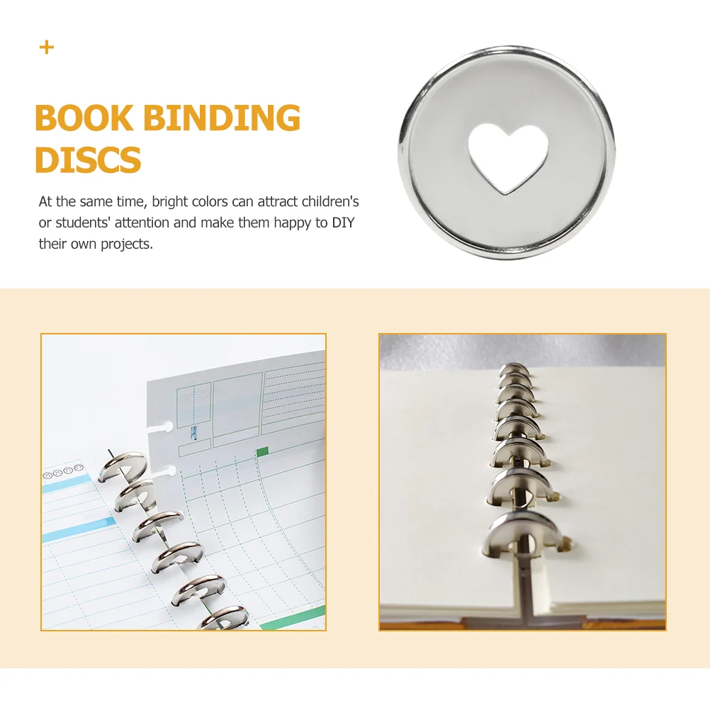 20 Stück Lose blatt Notebook Binder Ringe Kunststoffs ch eiben Planer Bindung abs für Notizblock