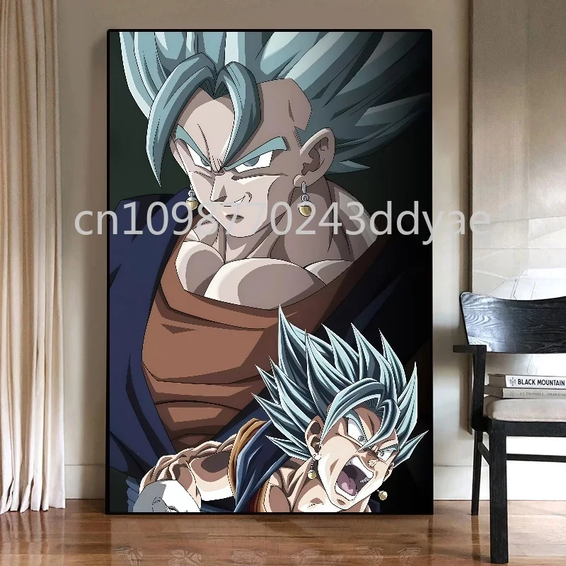 Anime Dragon Ball Super Saiyan Goku HD affiche impression toile peinture de haute qualité salon chambre décoration murale peinture