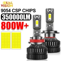 Faro LED para coche, luces CSP de 12V, 350000LM, H7, H3, H4, K5C, Canbus, H11, H8, H1, HB3, 9005, HB4, 9006, 9012, HIR2, H9, H16, 6500K, 800W, 30, piezas, 9054