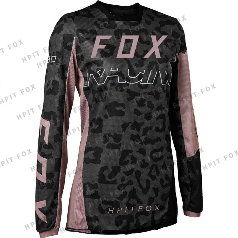 

2021 Cross Country Mountain Bike Jersey WOMEN Downhill Jersey Hpit Fox Dh BMX MTB Racing Motocross T-shirt Cycling Jersey Ladies