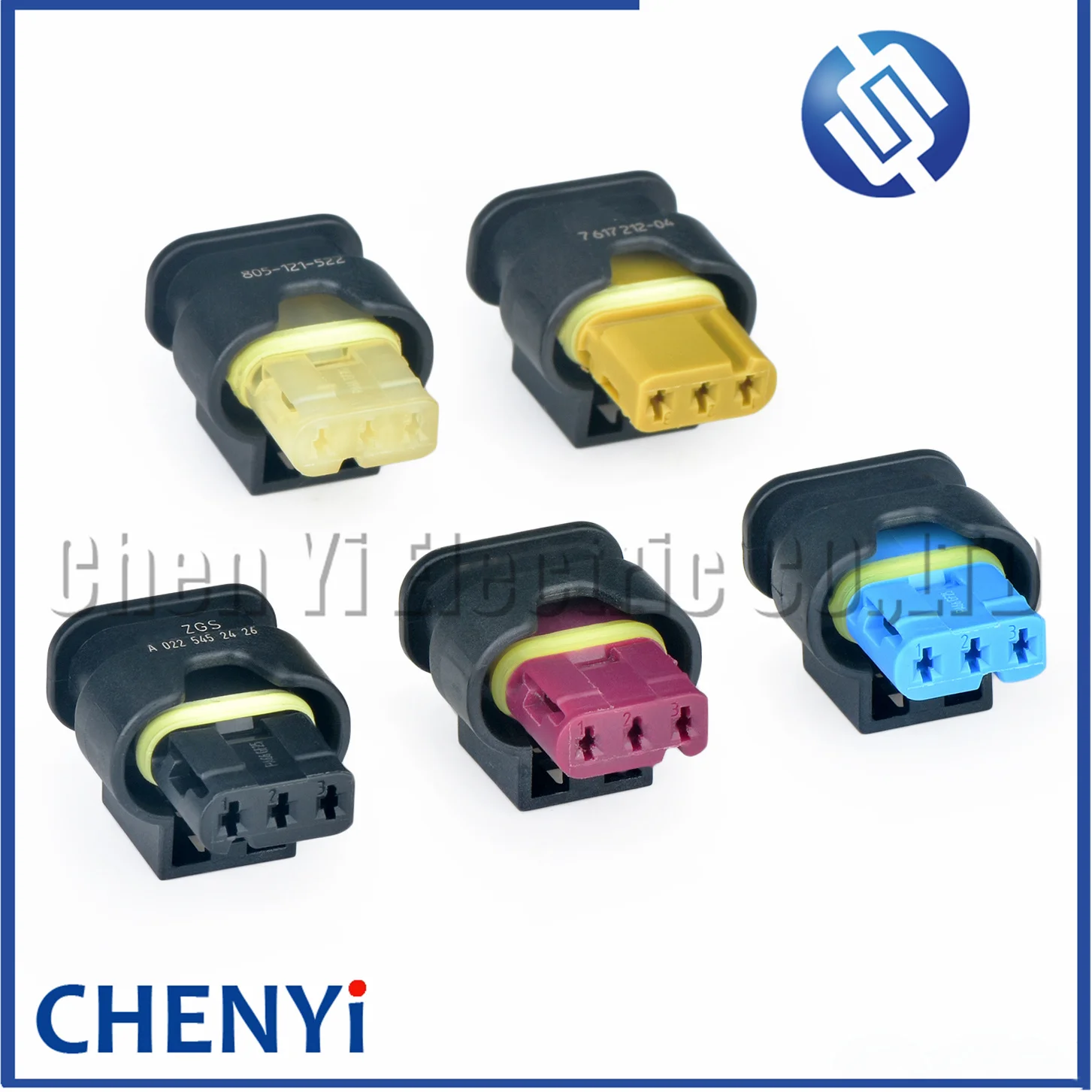 3 Pin Auto connector Sensor Plug A0225452626 805-121-504 805-121-521 7615490-03 A0225452426 7615637-04 805-121-522 7617212-04