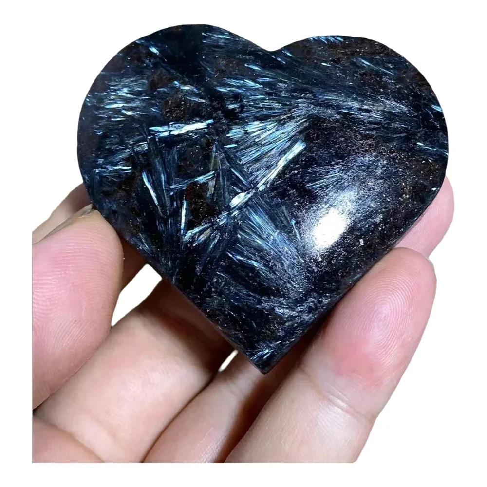 Кристалл Натуральный Астрофилит Фейерверк Гранат Сердце Камень Кварц Драгоценные Камни Исцеление Рейки Минералы Украшение Дома