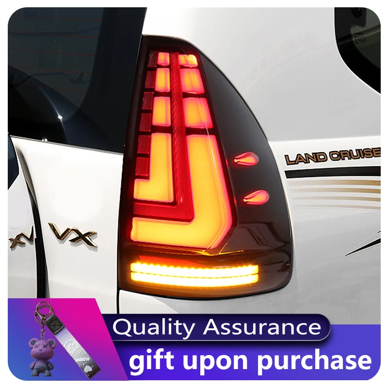 Auto Assembly Lamp For Toyota Prado Taillight LC120 Tail Lamp Vehicle Tools Turn Signal Rear Car Brake Lights Accessories