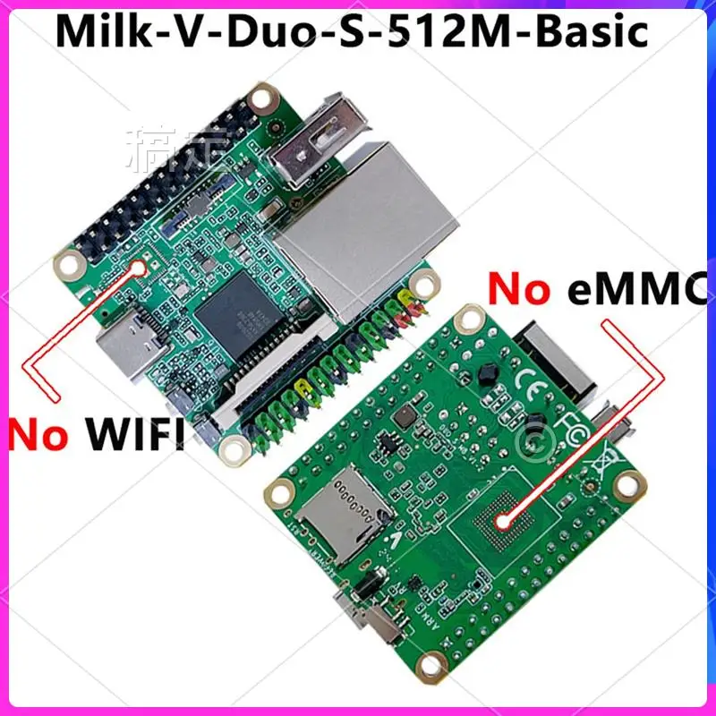 Плата разработки AP-Milk-V Duo S Basic + Poe-Long-Pin RISC-V ARM Поддержка переключения в один клик ARM/RISC-V Startup