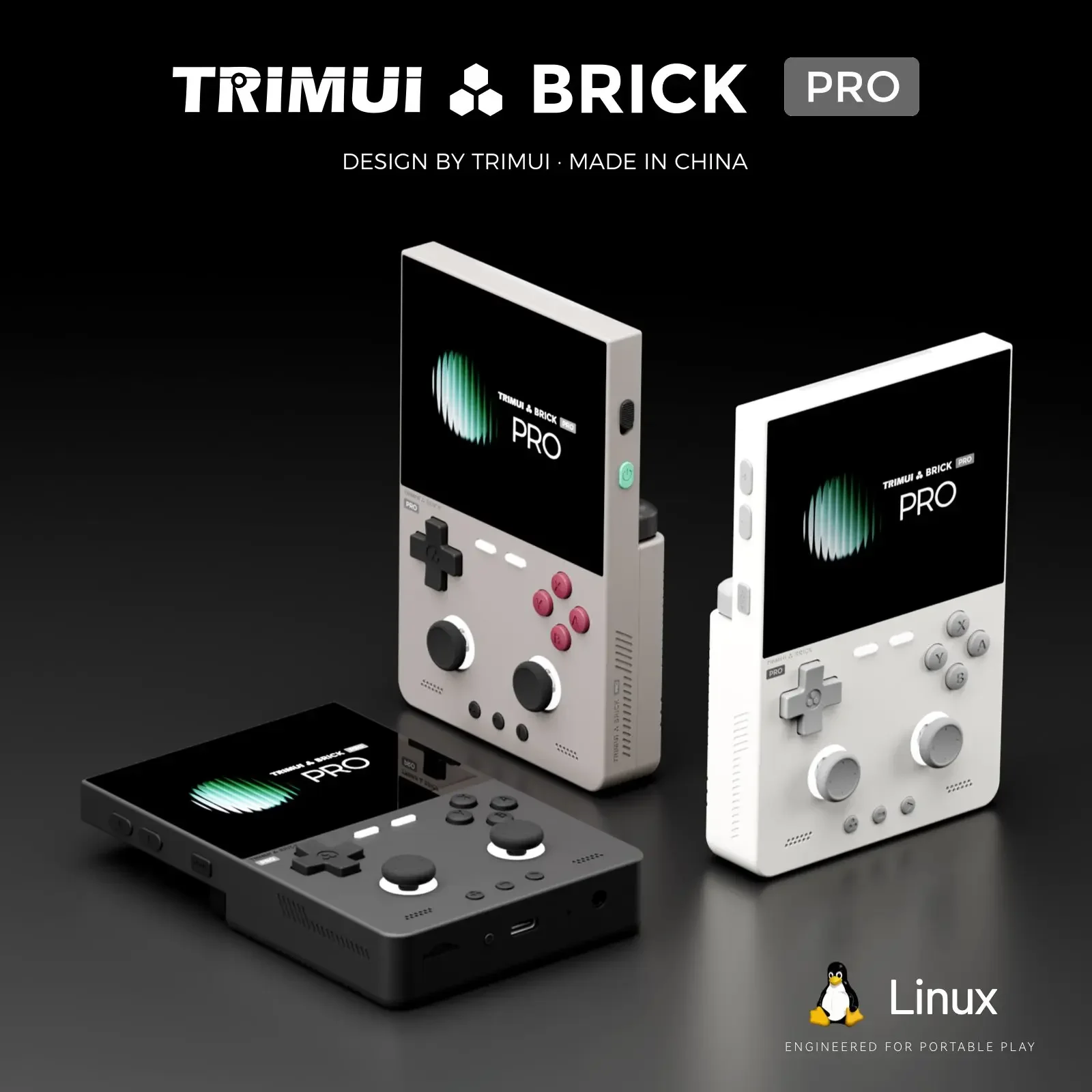 TRIMUI BRICK PRO Open-Source-Linux Tragbare Spielekonsole 3,95 Zoll 1024x768 IPS Trimui Retro-Videospielkonsole Geschenk 5000mAh – Detail 1