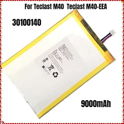 3.8V 9000mAh High Capacity Li-Ploymer Battery 30100140 For Teclast M40, Teclast M40-EEA Tablet PC Laptop with 5-Wire Plug
