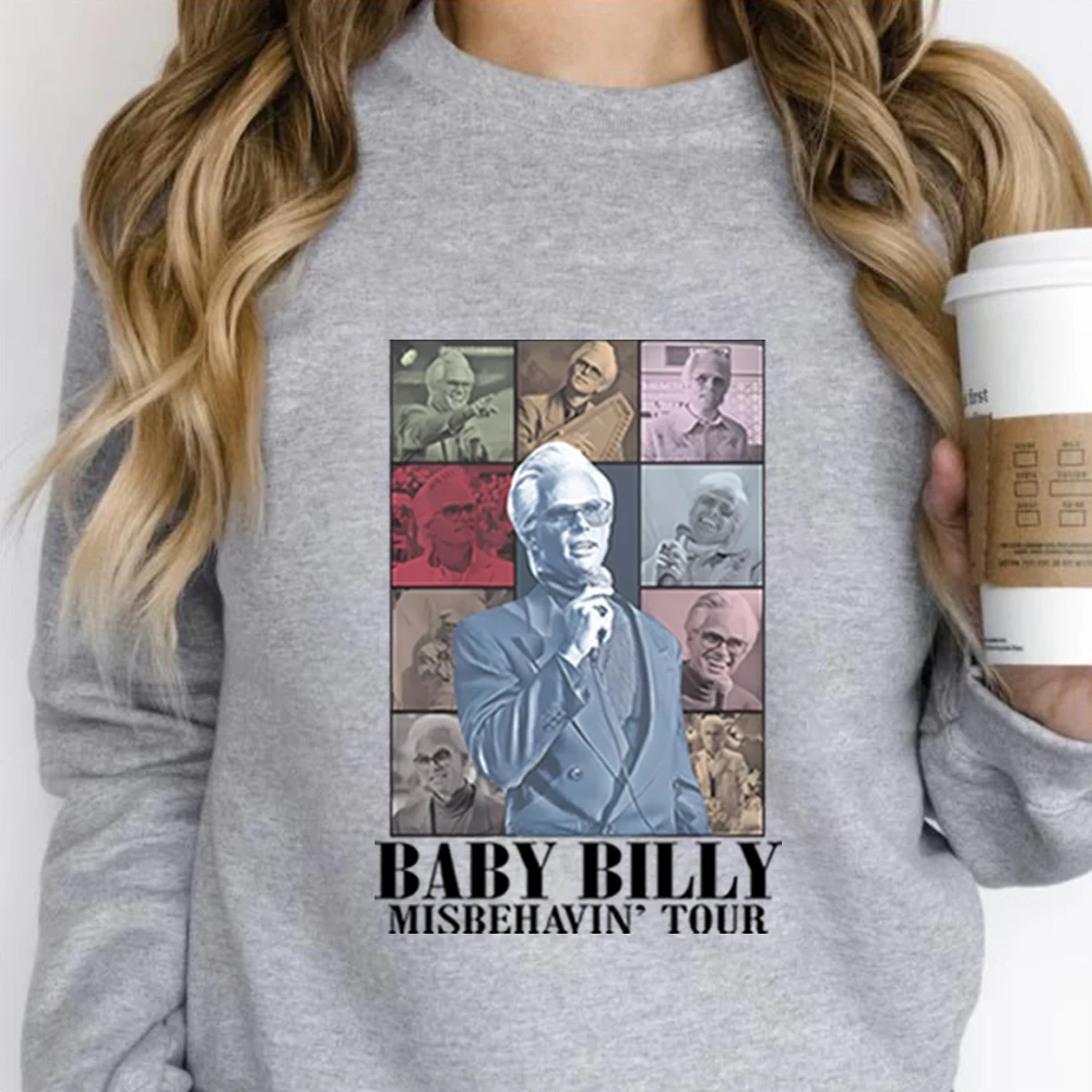 Uncle Baby Billy Sweatshirt Streetwear Vintage Righteous Gemstones Aesthetic Hoodie Misbehavin Retro Shirt Unisex Winter Clothes