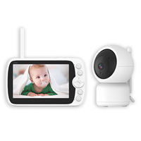 Baby Monitor 1080P WiFi Camera, Real-time Monitoring, TF Card Record, Two Way Audio, High Low Temperature Alarm, Baby Cry Alarm