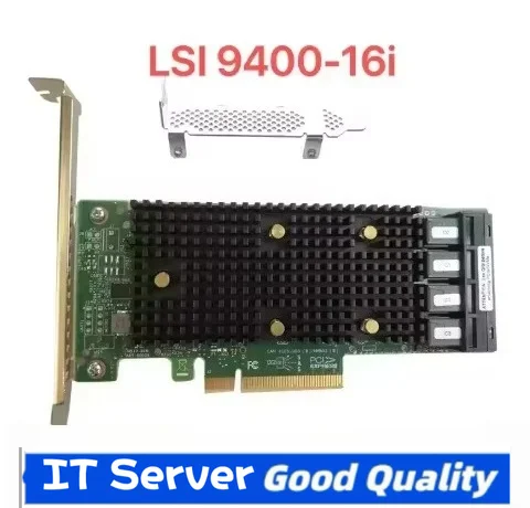 LSI 9400-16i 9400-8i HBA 12 Gbps PCIe 16 Port IT Mode JBOD 4*SFF-8643 SAS Cable