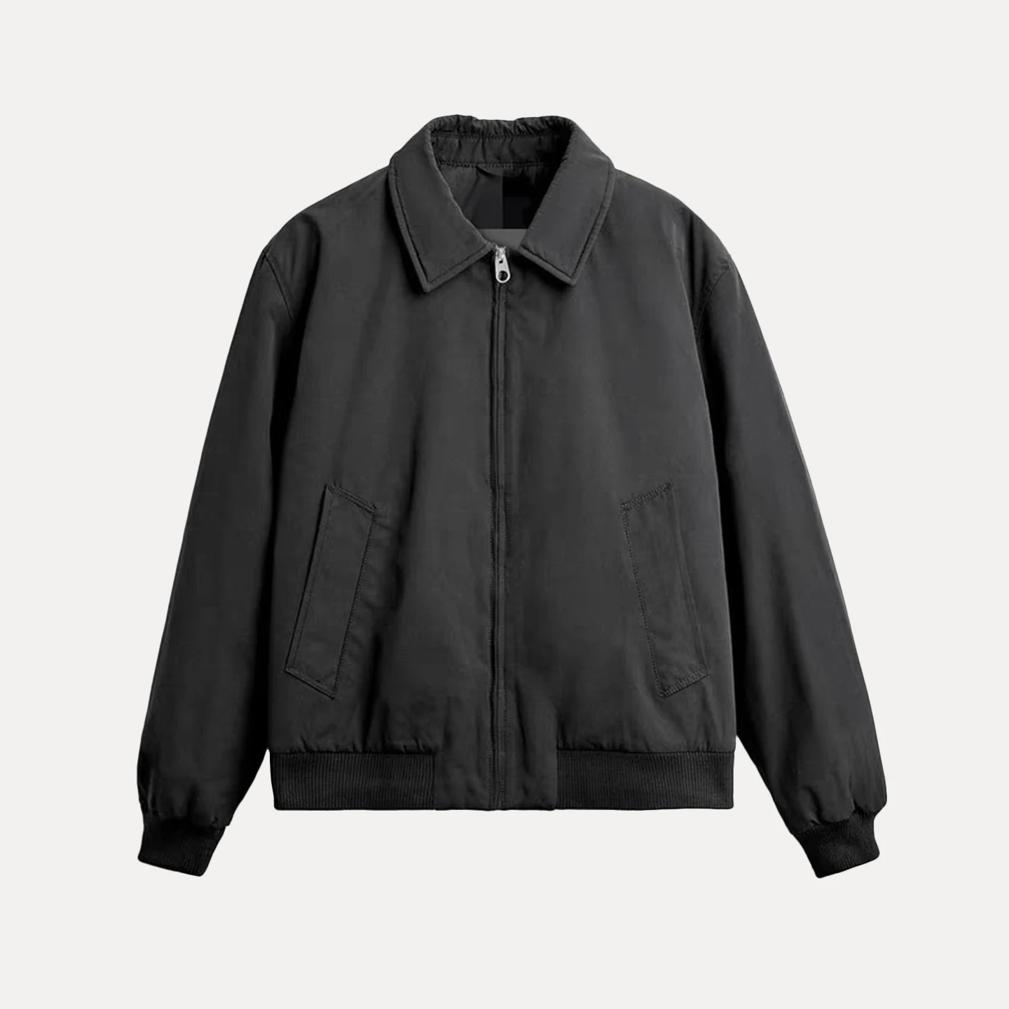 Z Men's Pilot Jaet Zipper Cotton Coat Loose Fit Long Sve Warm Casual Sle 2025 Autumn New Arrival Pure Color