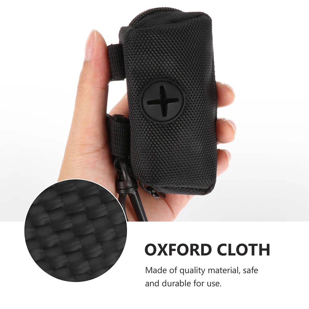 

2pcs Pet Portable Waist Lightweight Oxford Cloth Bag Dispenser For Dog Waste Cleanup Outdoor Walking Hiking Pet Waste Bag Holder
