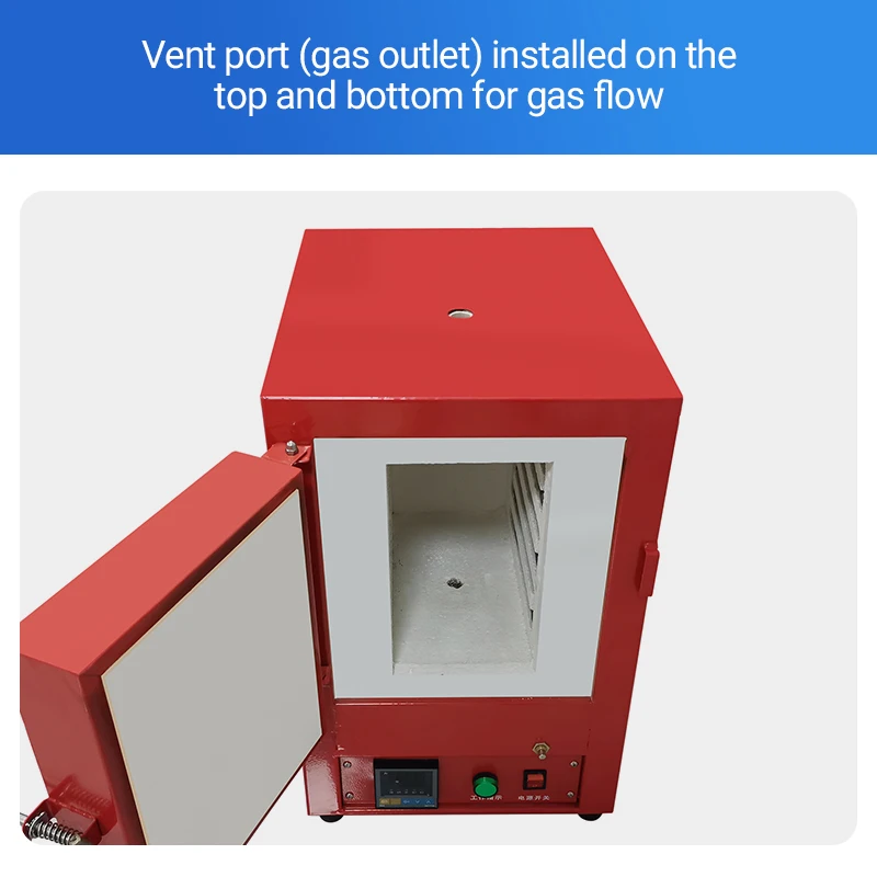 Gold Seller220V  2 Pieces 4X9 Inch Flasks Electric Oven Furnace Gypsum Drying Curing Wax Melting Jewelry Casting Equipment