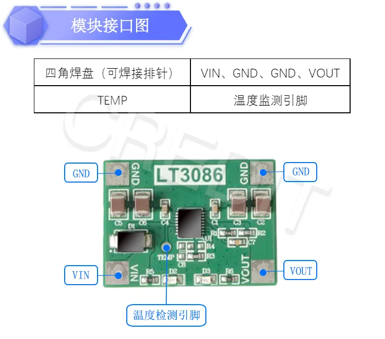 

Модуль питания LT3086, линейный источник питания, мини-версия, источник питания заменяет серию LM7805/LM317