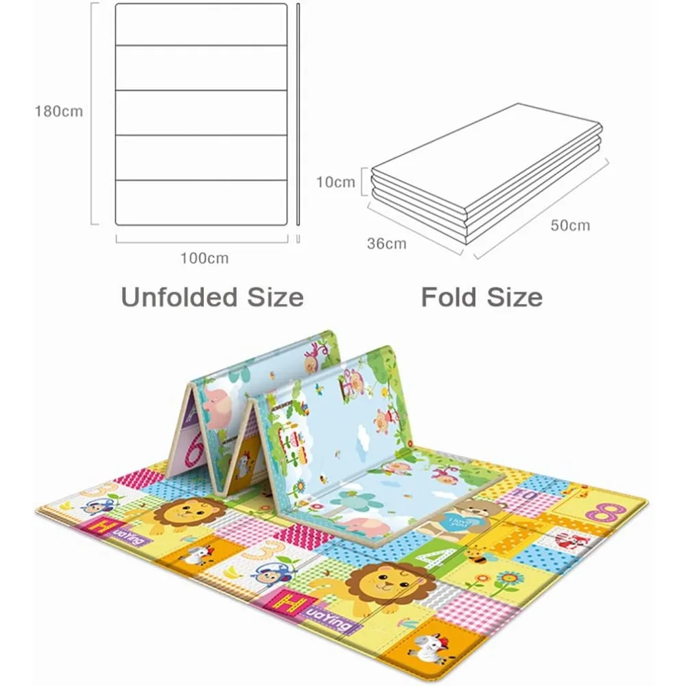 Baby crawling mat folding living room game mat thickened children crawling mat. Baby climbing mat baby toy baby play mat