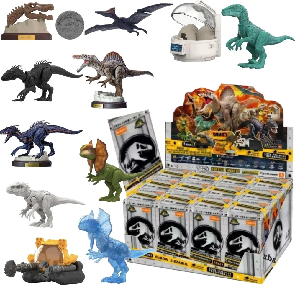 

Genuine Blokees Jurassic World Park Series 3 Dinosaur Egg Blind Box Dilophosaurus Velociraptor Tyrannosaurus Rex Collectible Toy