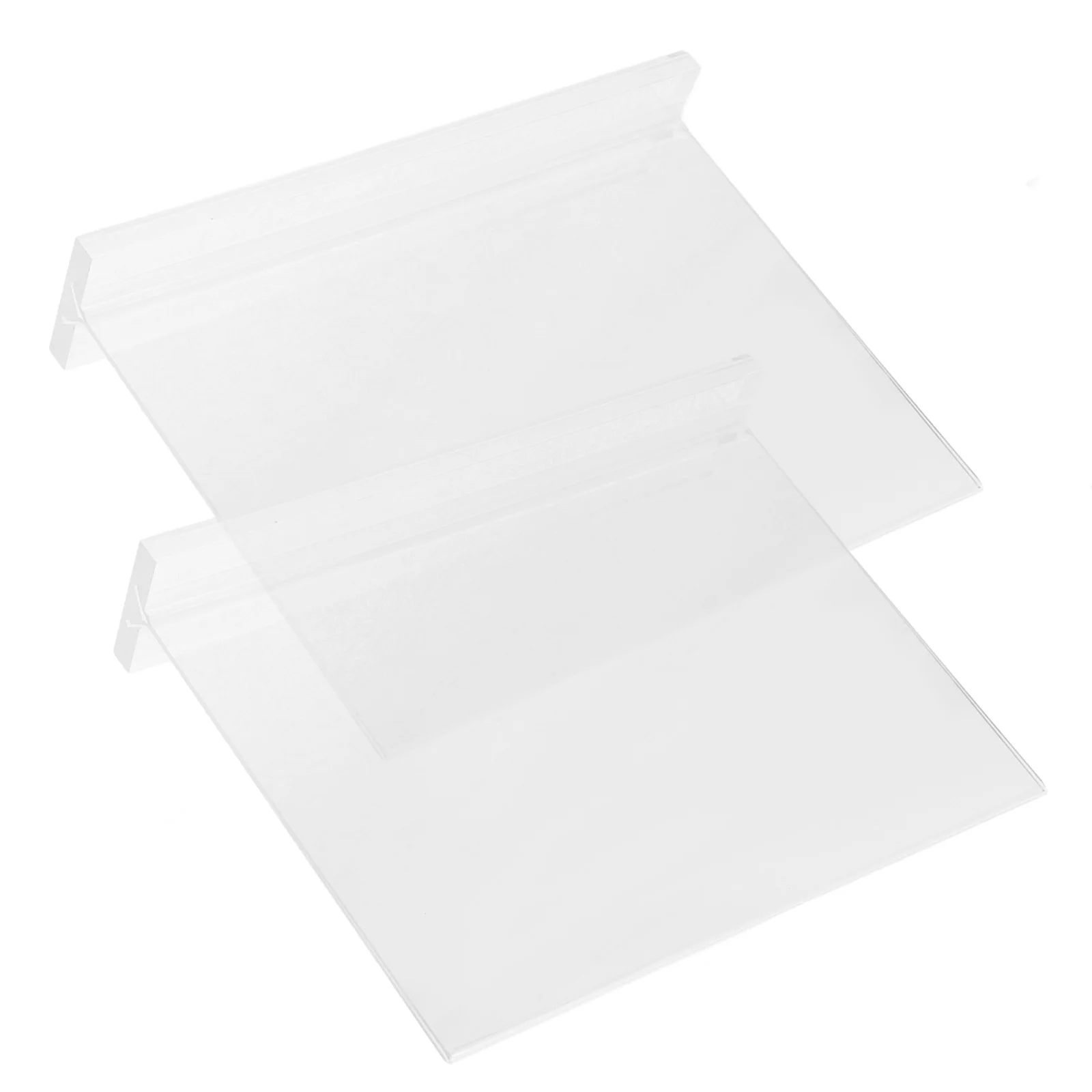 

2 Pcs Acrylic Table Signs Clear Display Price List Free Sign Holders For Cafe Restaurant Office Reliable Easy