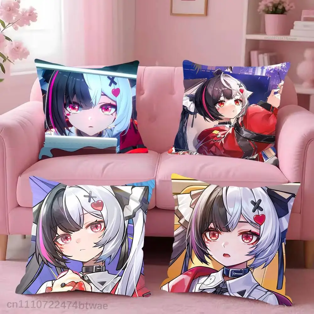 

Game NTE L-Lacrimosa Pillow Case For Living Room Bedroom Hotel Pattern Printed Cushion Cover Decorations and Protector