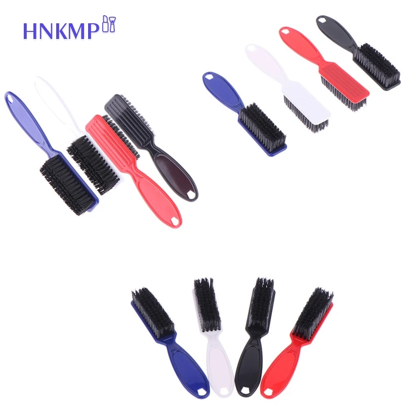 1 Stuk 14Cm Plastic Handvat Kappersborstel Voor Zacht Haar Reinigingsborstel Kapper Nek Stofdoek Gebroken Haar Verwijderen Kam Haar Styling Tools Kam