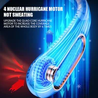 Ventilateur de cou Portable, climatiseur Portable sans lame, refroidisseur d'air, 5 vitesses et écran d'affichage LED, meilleures ventes, nouvelle collection 2025 4