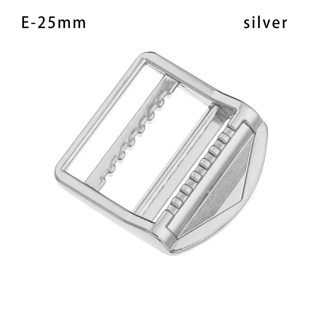 Alloy Luggage Hardware Shoulder Bag Strap Part Backpack Accessories Slider Adjust Buckle Backpack Straps Buckle Slider Loop