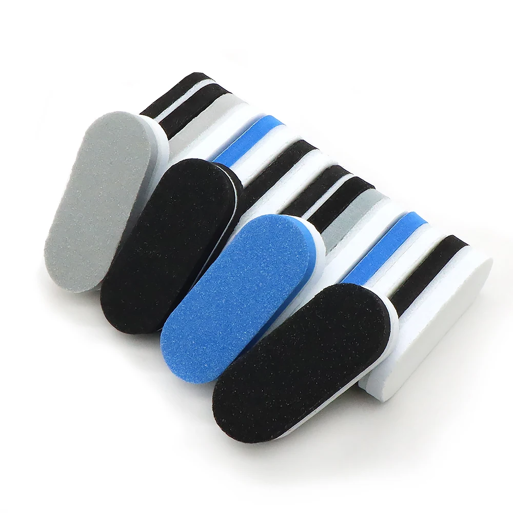 20/50/100pcs Mini Sponge Nail File Buffer Block Double-Sided Sanding Professional Pedicure Manicure Tools Mix Color Nail Files